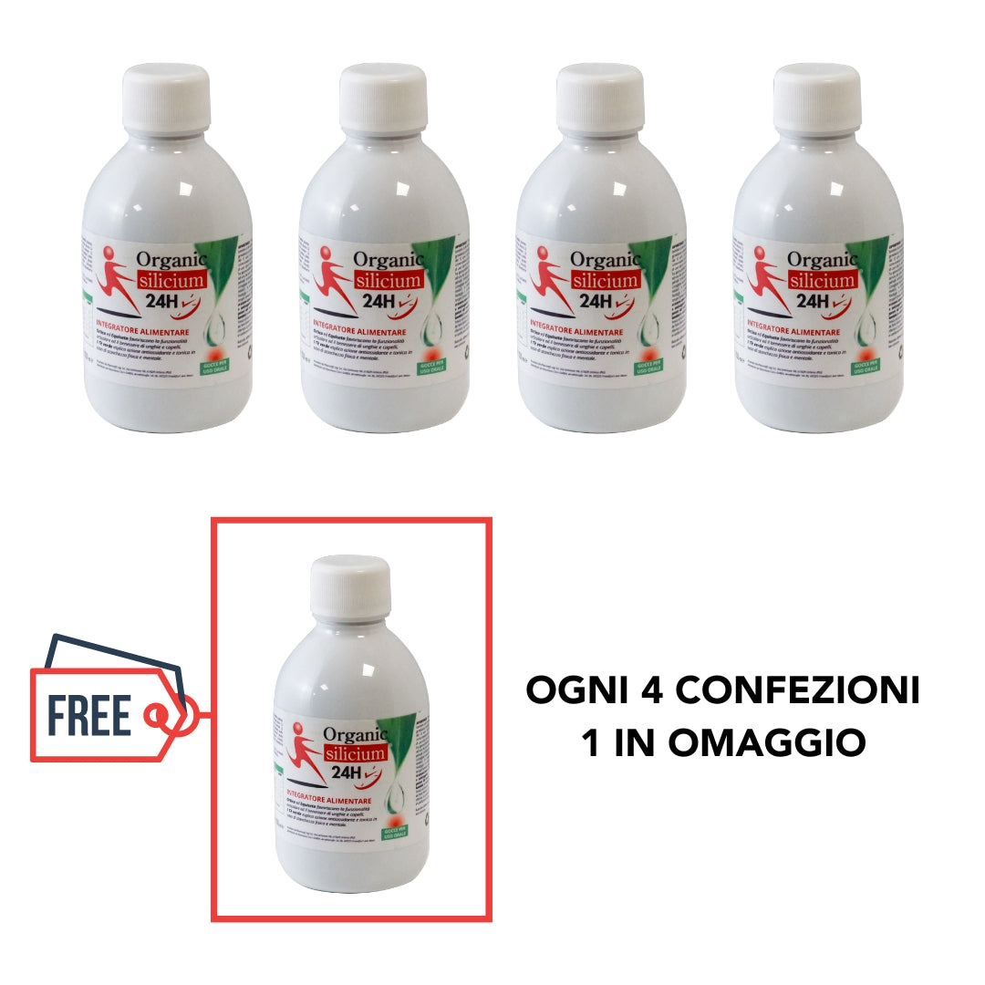 Drink Organic silicium 24H - 250ml - Uso Orale - Ortica e Equiseto