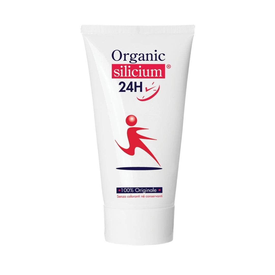 Crema Organic silicium 24H - 200ml - per dolori muscolari e articolari - Ingredienti naturali