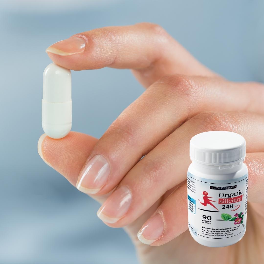 Kit completo Organic silicium 24H - Crema, capsule & Drink - Ingredienti naturali