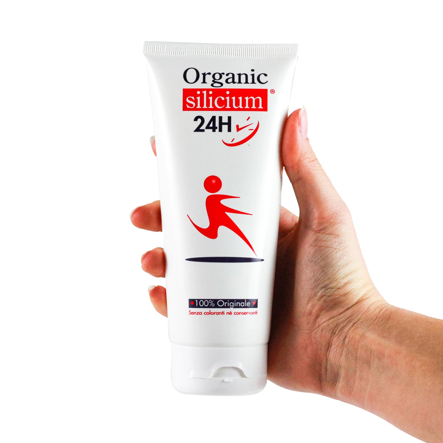 Crema Organic silicium 24H - 200ml - per dolori muscolari e articolari - Ingredienti naturali