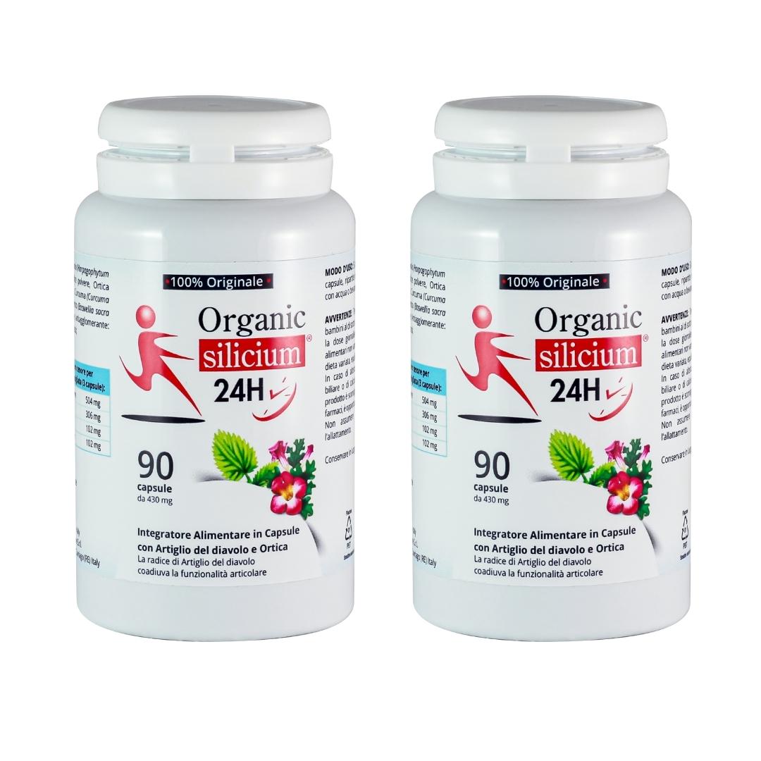 Capsule Organic silicium 24H - 90 capsule - Artiglio del diavolo