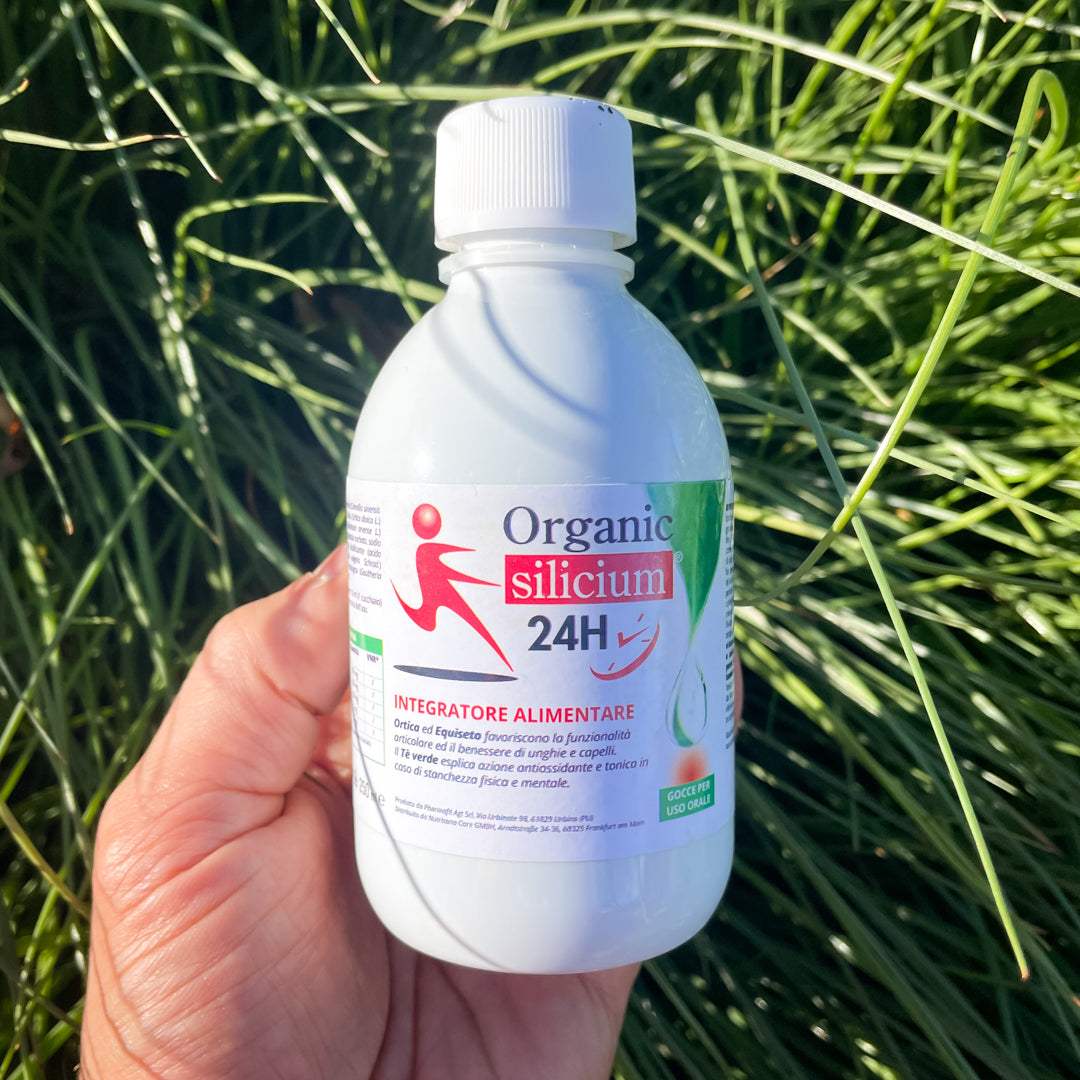 Kit completo Organic silicium 24H - Crema, capsule & Drink - Ingredienti naturali