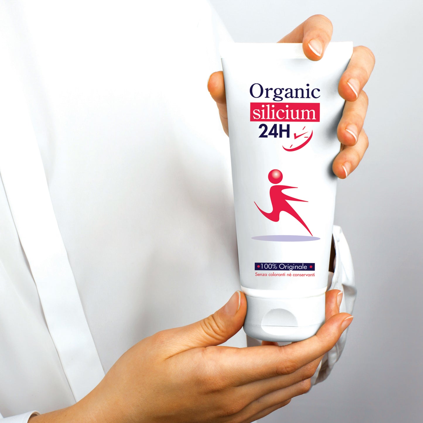 Crema Organic silicium 24H - 200ml - per dolori muscolari e articolari - Ingredienti naturali